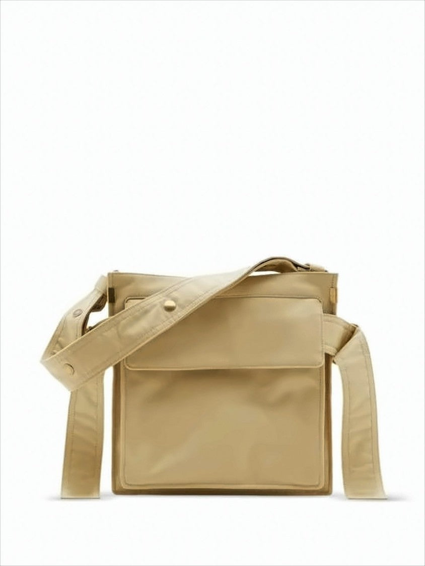 Structured Crossbody Bag with Adjustable Strap