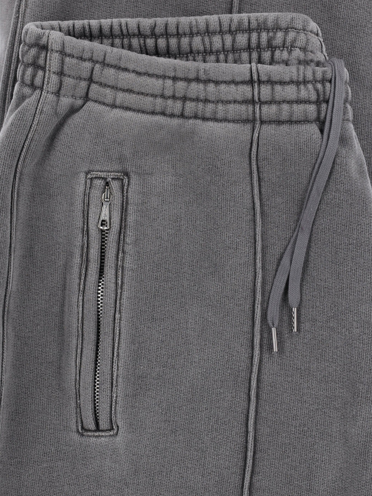 Grey Relaxed Adjustable Waist Trousers