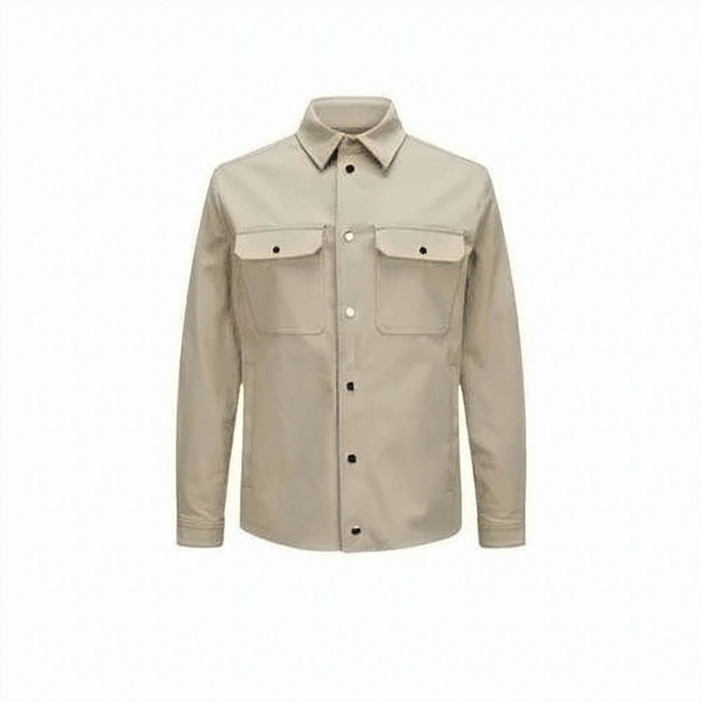 Long-Sleeve Shirt with Classic Collar