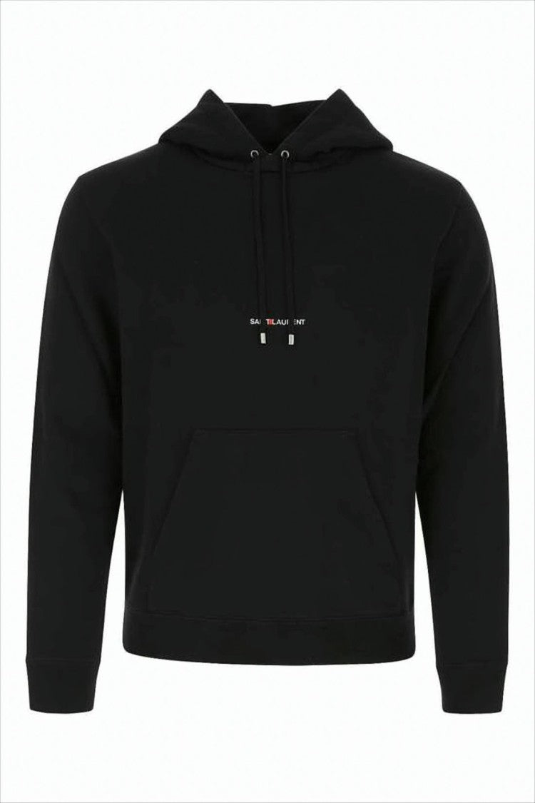 Classic Black Hoodie with Front Kangaroo Pocket