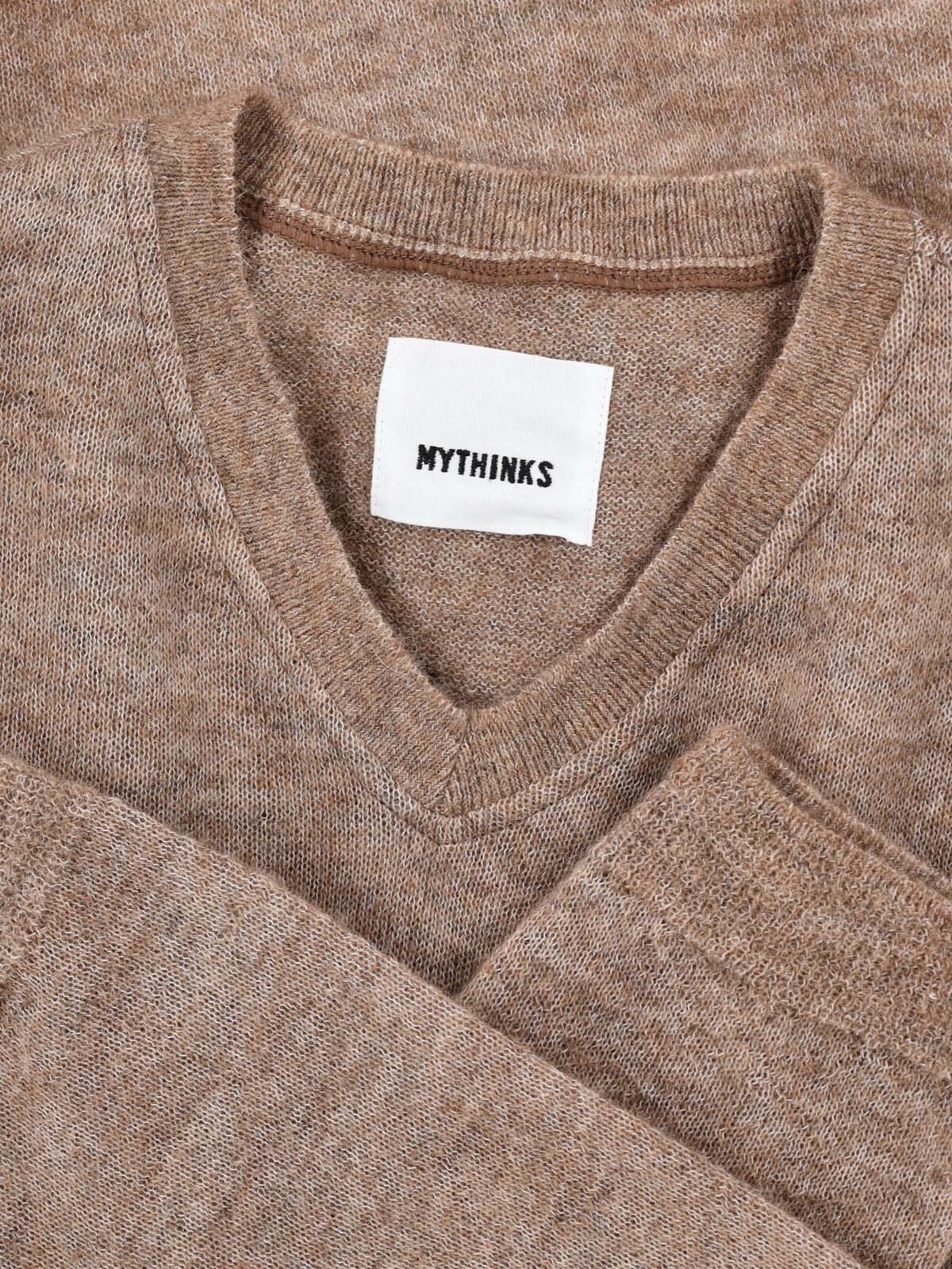 Alpaca Blend Sweater, Beige
