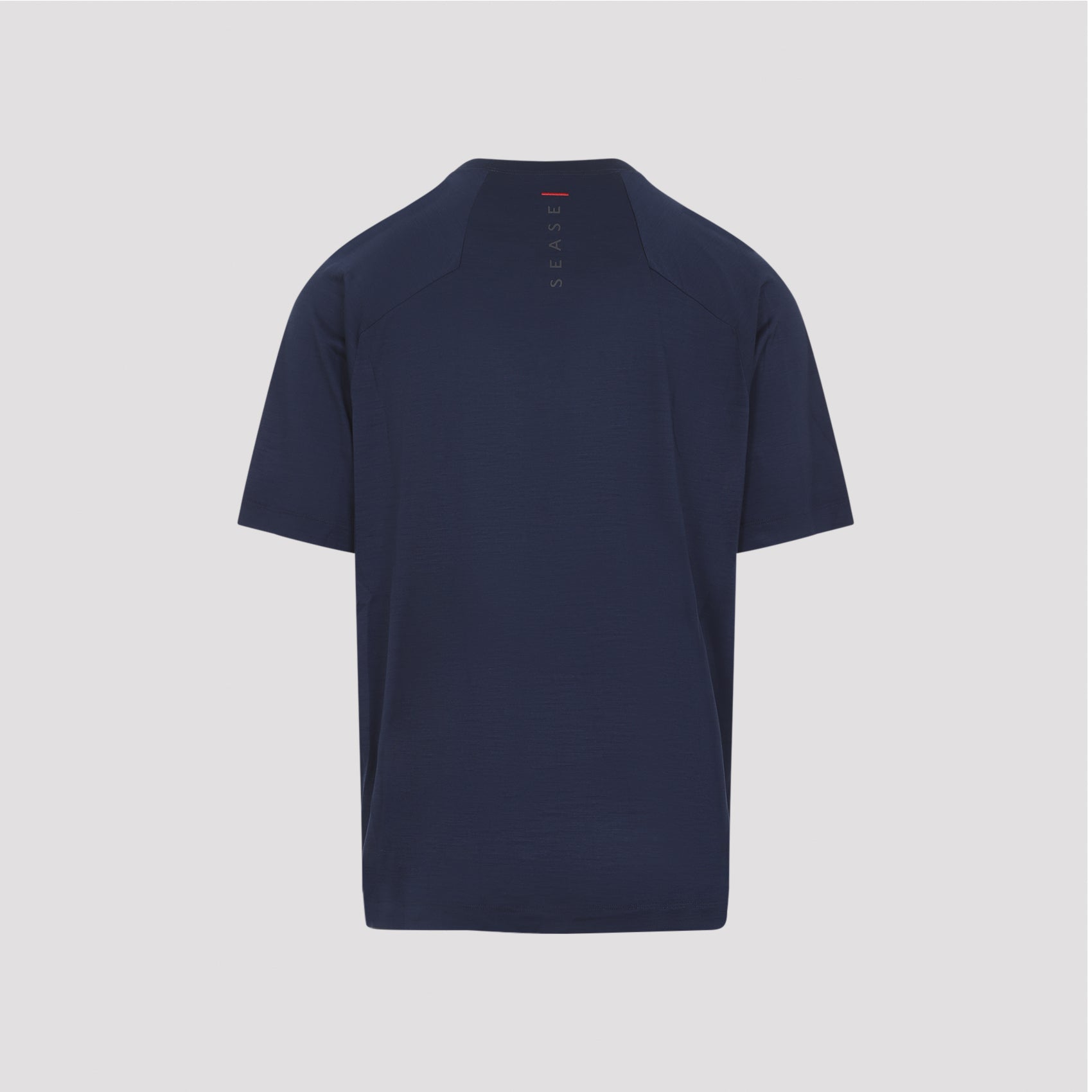 Minimalistic Blue T-Shirt with Classic Crew Neckline