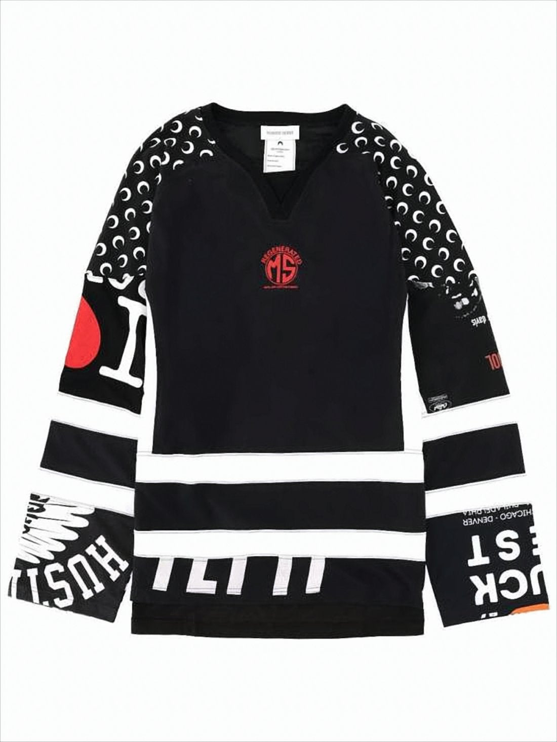 Bold Graphic Long-Sleeve T-Shirt