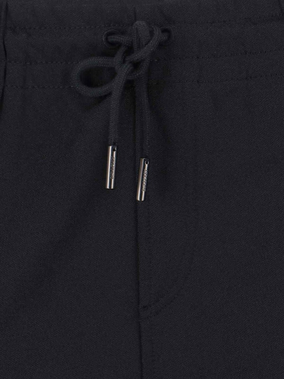 Flared Trousers With Drawstring Waistband