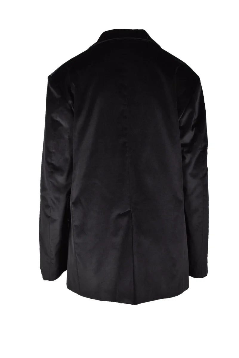 Tailored Black Velvet Jacket