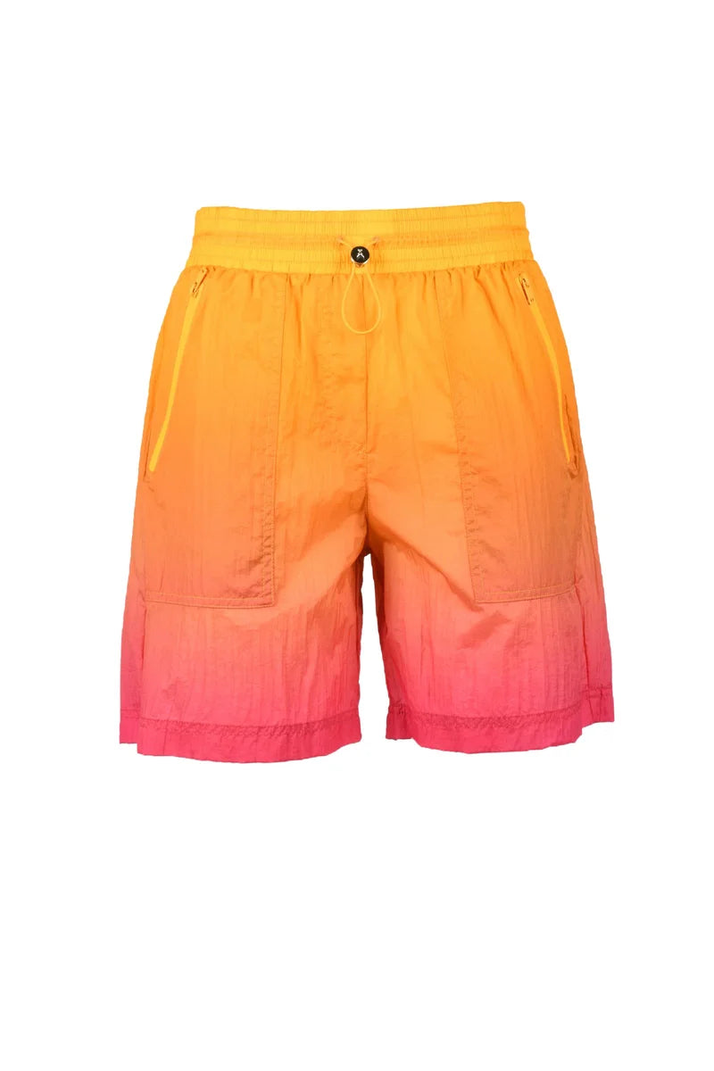 Nylon Bermuda Shorts - Orange/Pink