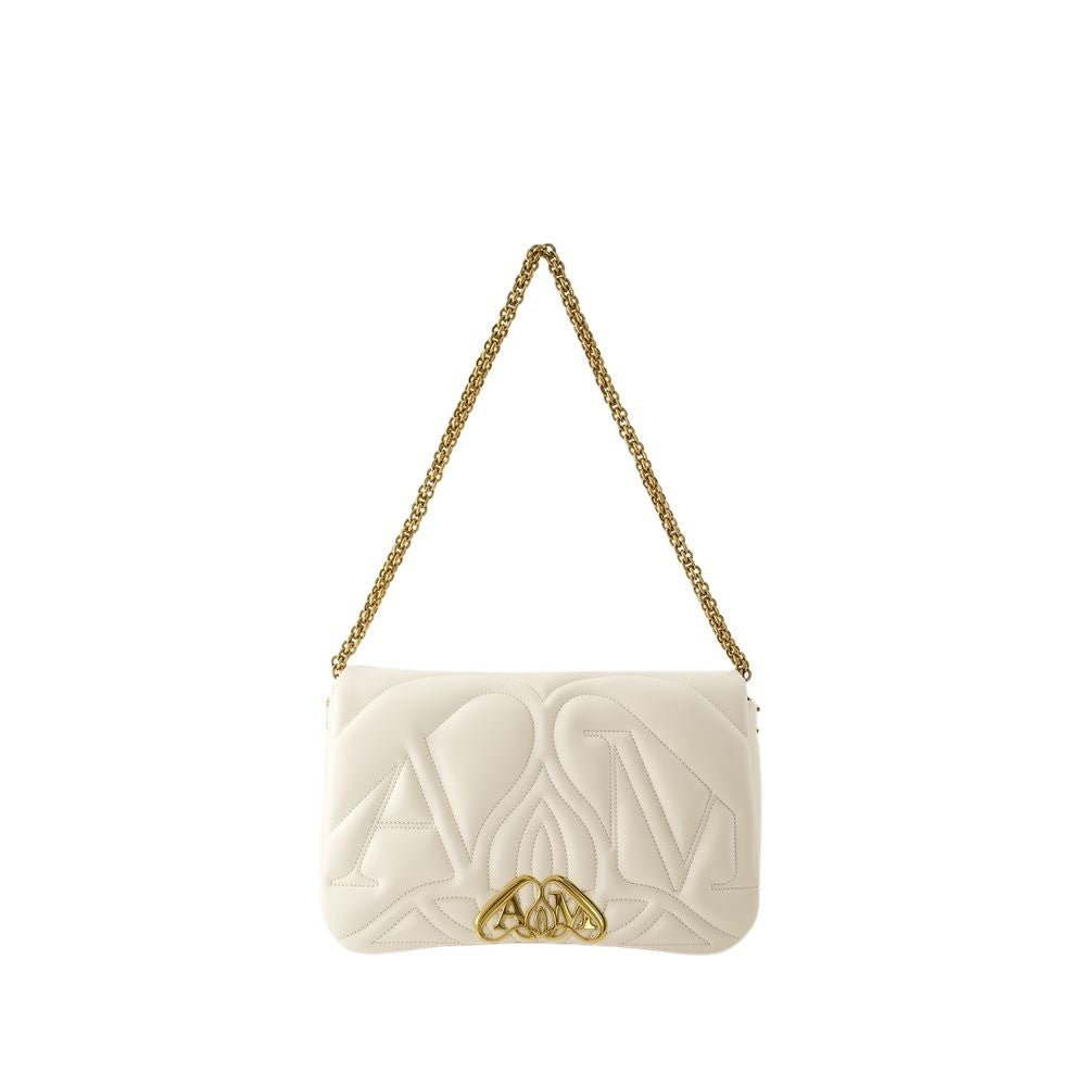 The Seal Crossbody Bag - Leather - Ivory