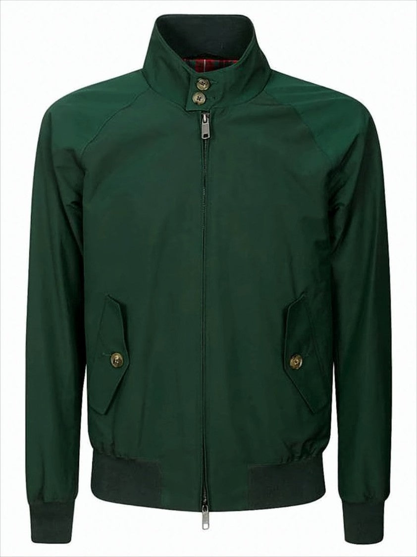 Classic Bomber Jacket with Zip Closure