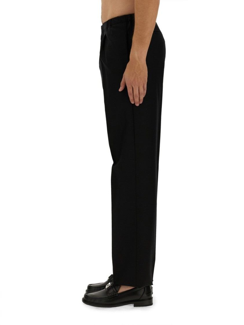 Tailored Black Wool Pants