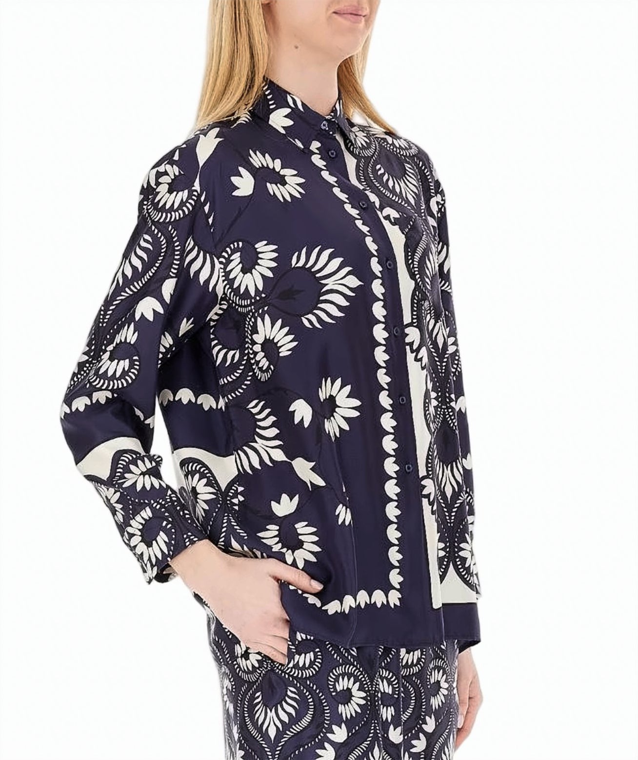 Cotton Long Sleeve Collar Shirt