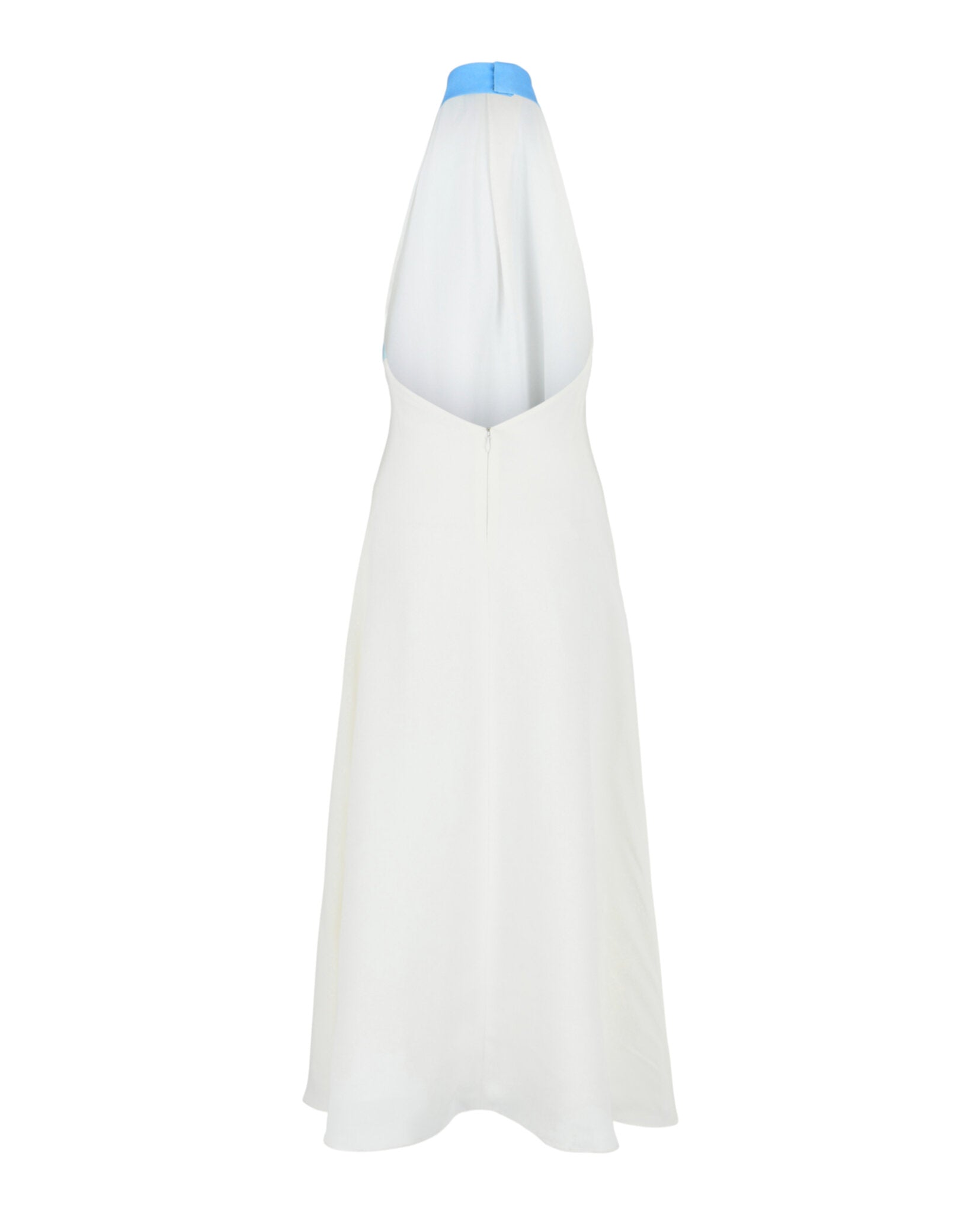 Abstract-Print Halterneck Dress