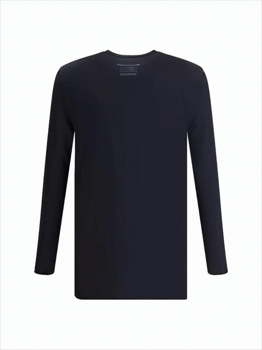 Graphic Print Long-Sleeve Nylon Shirt