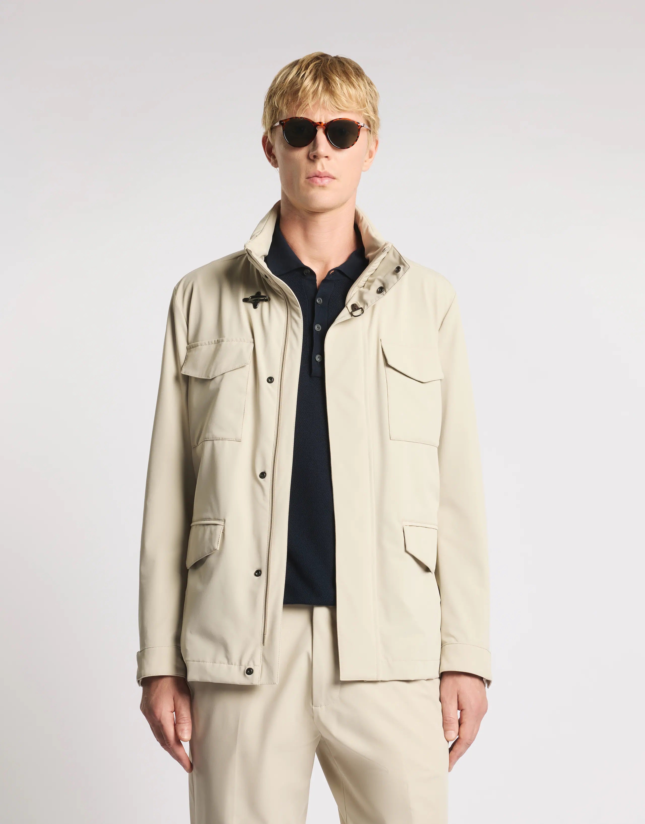 Medium Tan Field Stretch Utility Jacket
