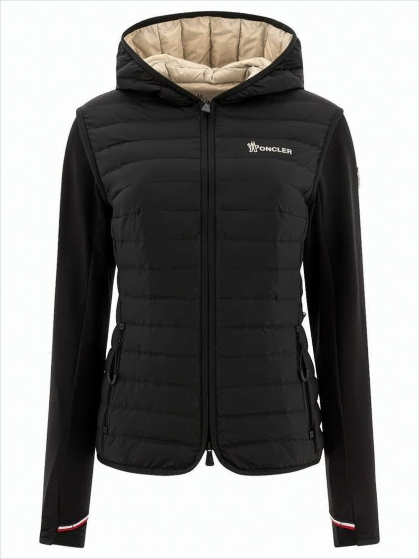 Quilted Padded Down Coat with Hood