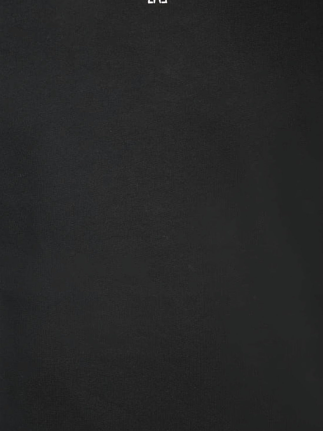 Cropped Black Short-Sleeve Moncler T-Shirt
