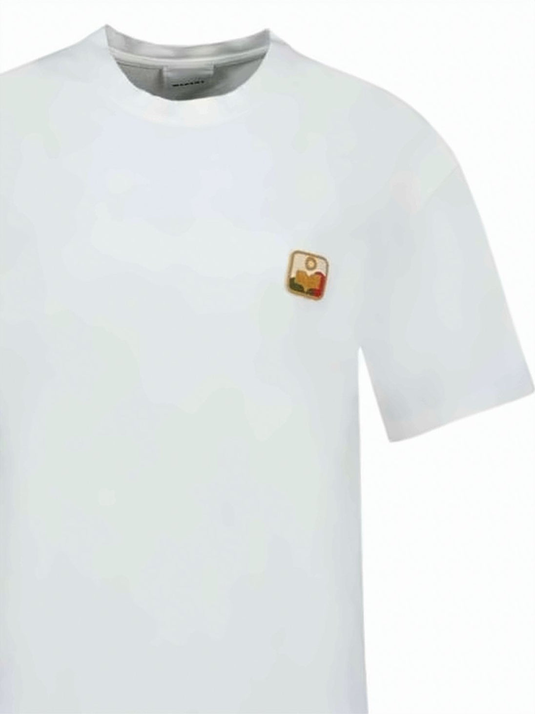 Embroidered Patch Short-Sleeve T-Shirt