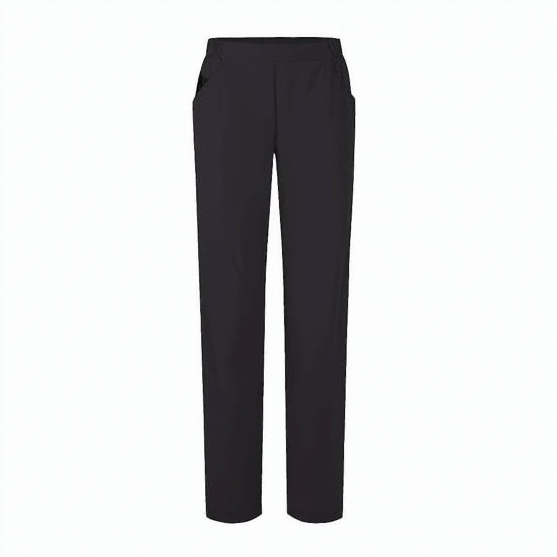 Streamlined Black Straight Pants with Tailored Fit