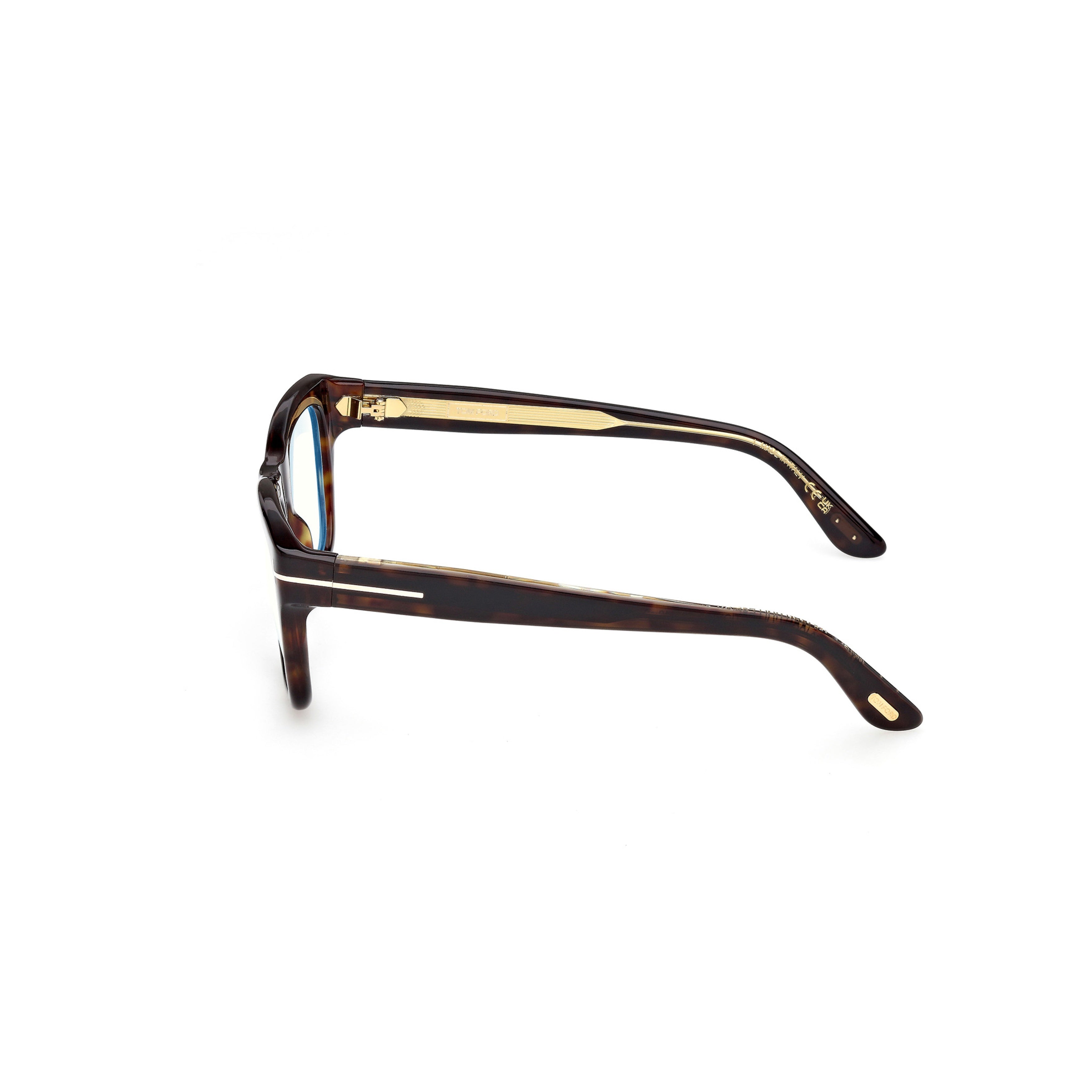 Ft6076-B Rectangular Tortoiseshell Acetate Eyeglasses