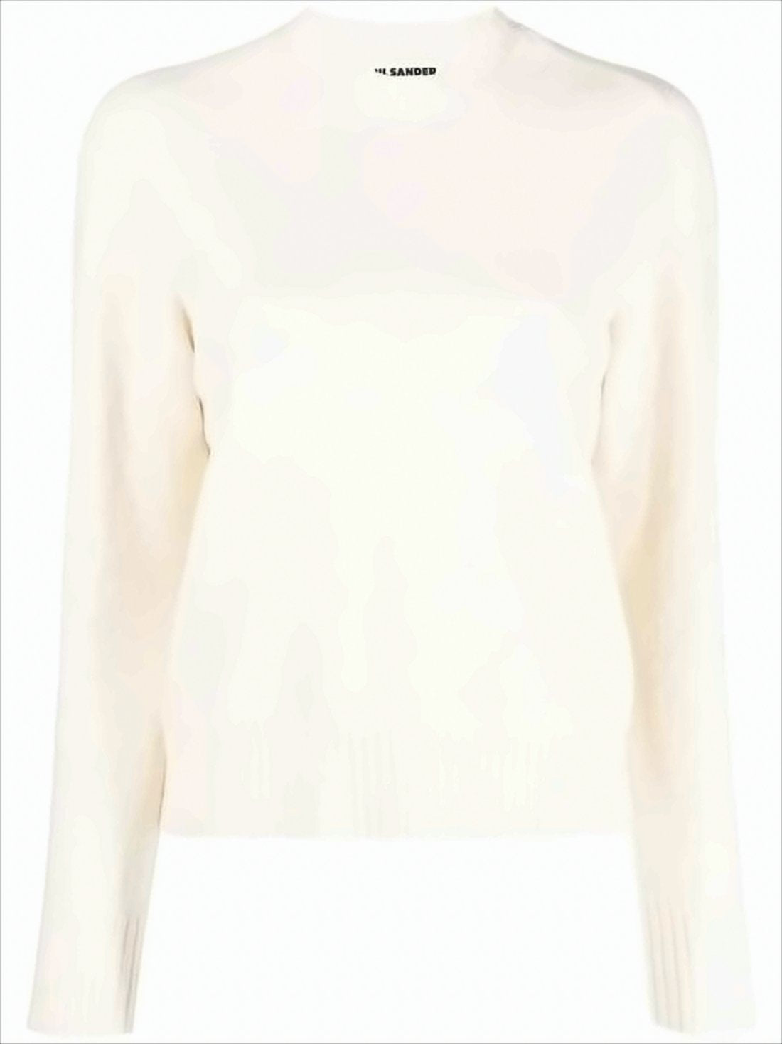 Soft Wool Sweater with Classic Crew Neckline