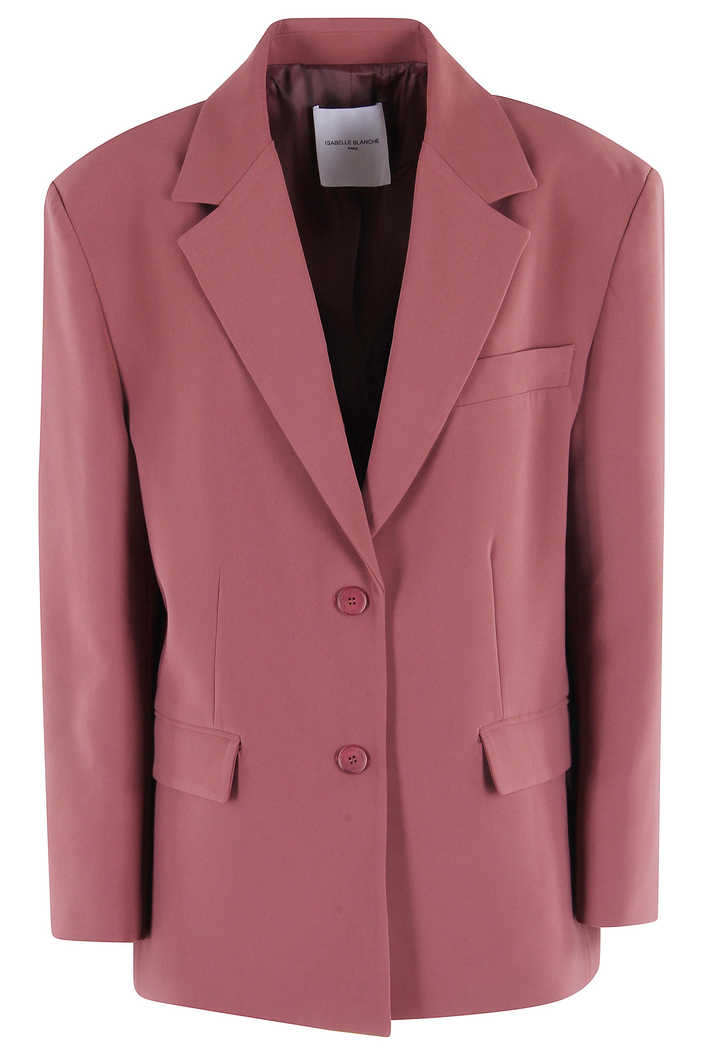 Structured Single-Breasted Blazer With Classic Lapel