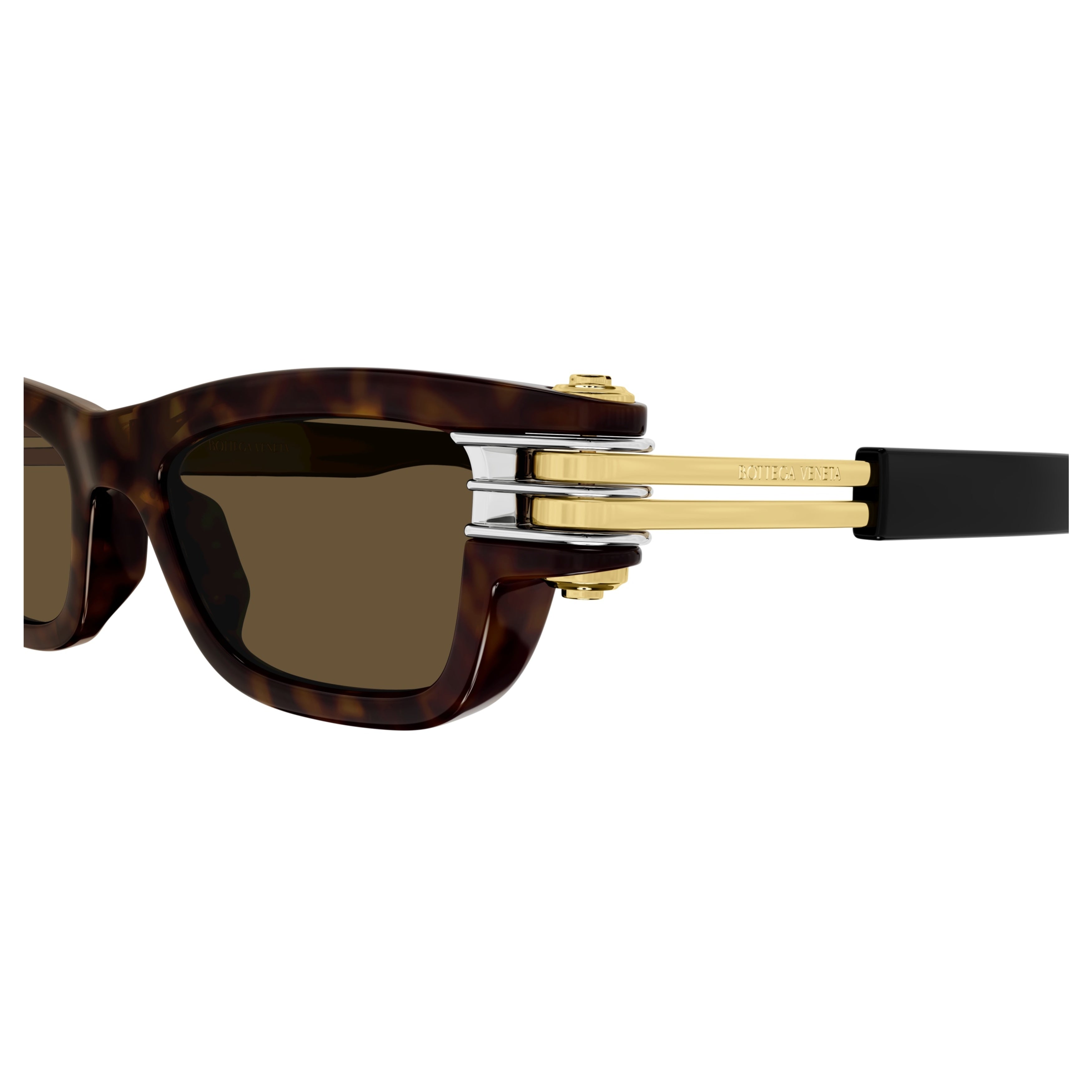 Bv1308s Rectangular Tortoiseshell Sunglasses