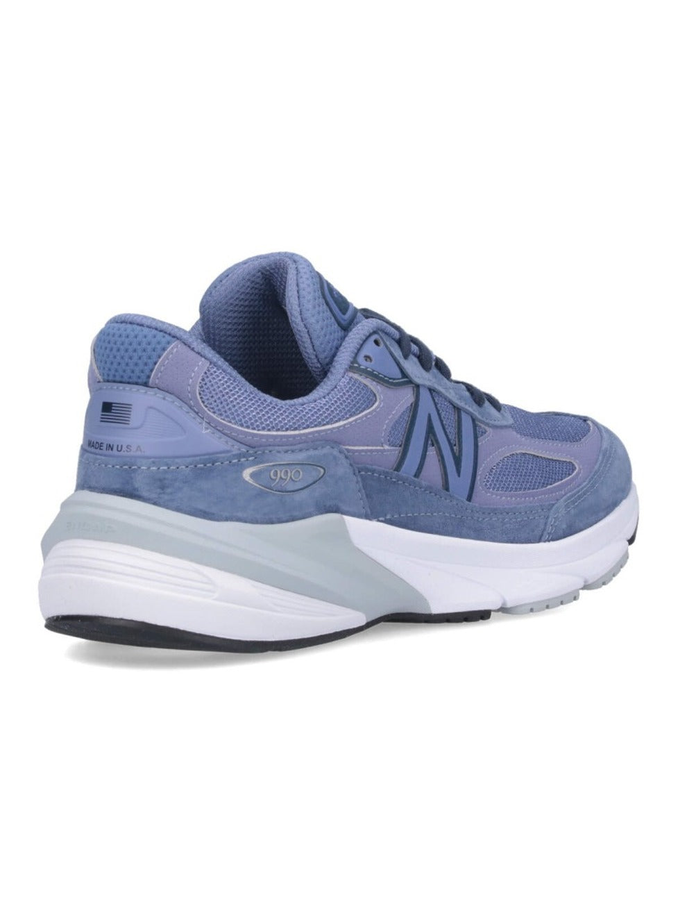 990V6 Sneakers In Purple Suede And Mesh