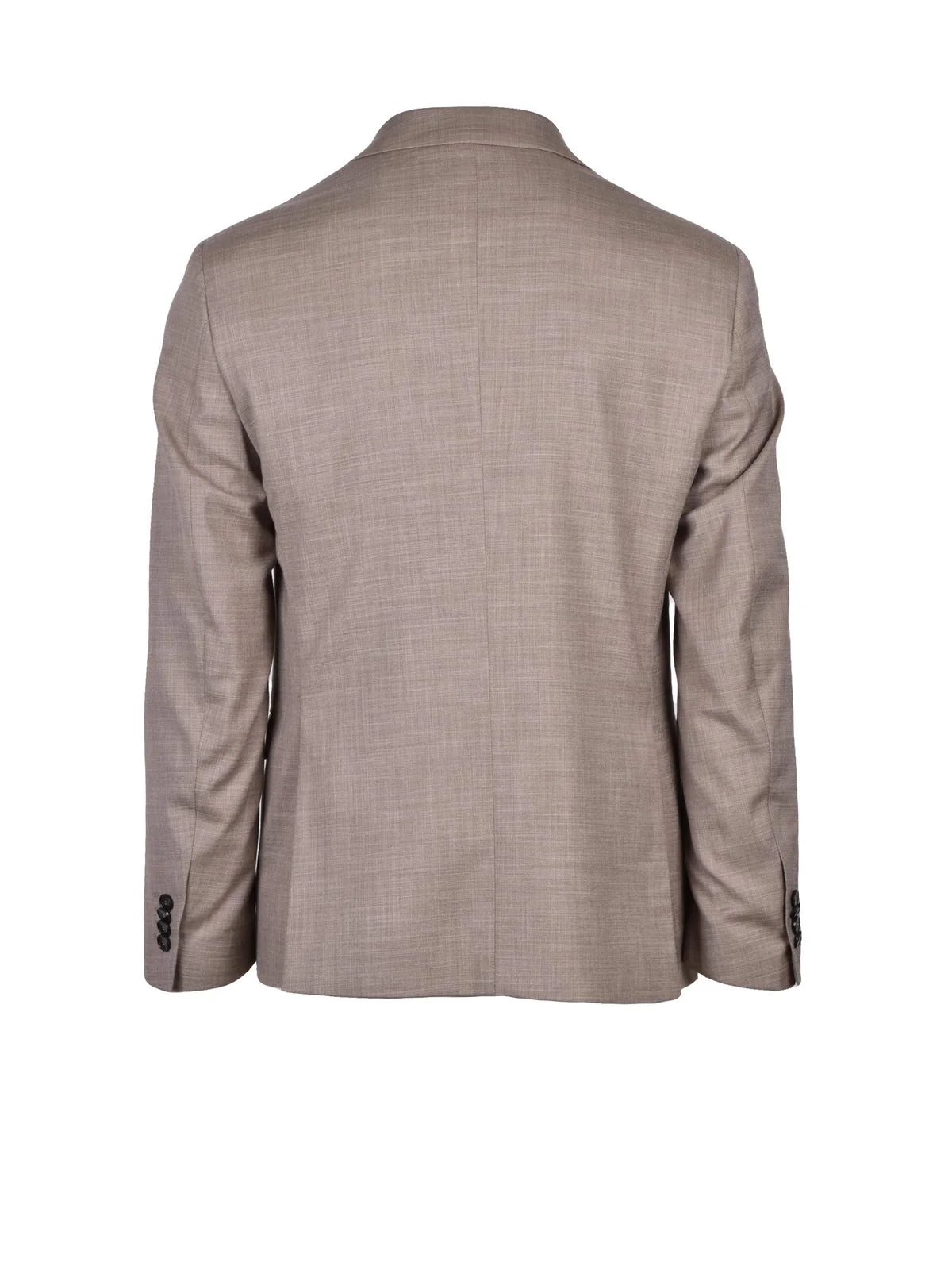 Brown Polyester Viscose Elastane Men Suit