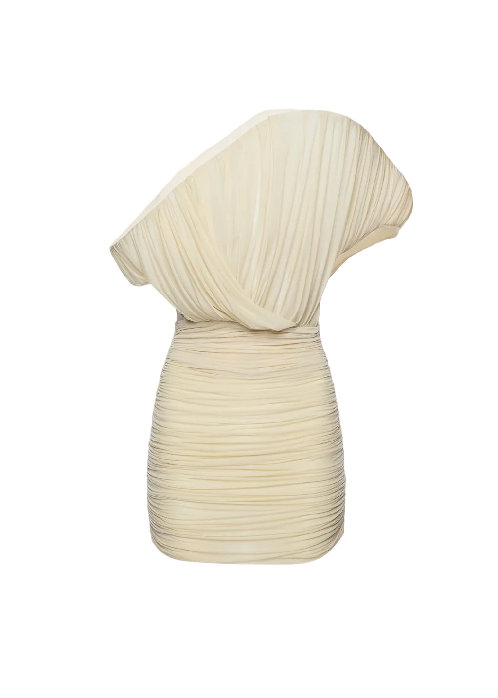 Dramatic One-Shoulder Mini Dress