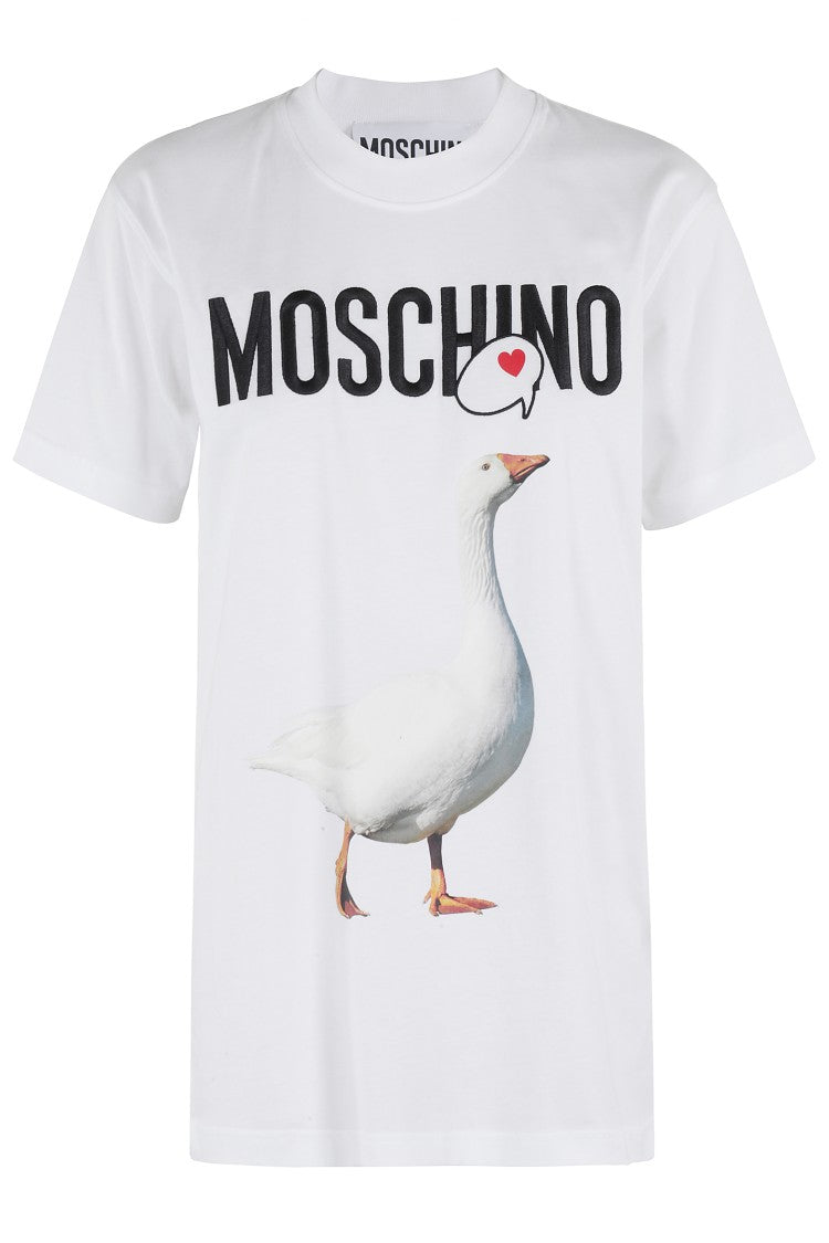 Relaxed-Fit T-Shirt With Playful Duck Graphic