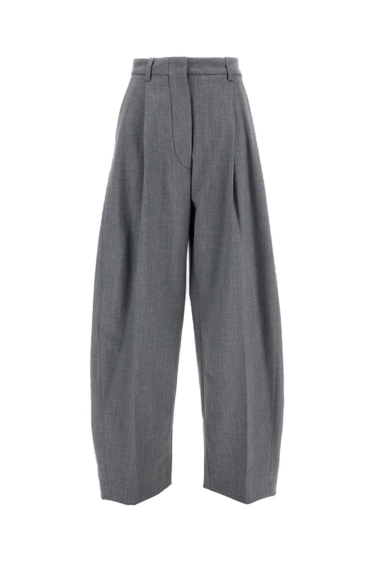 Wide Trousers With Elegant Pleats