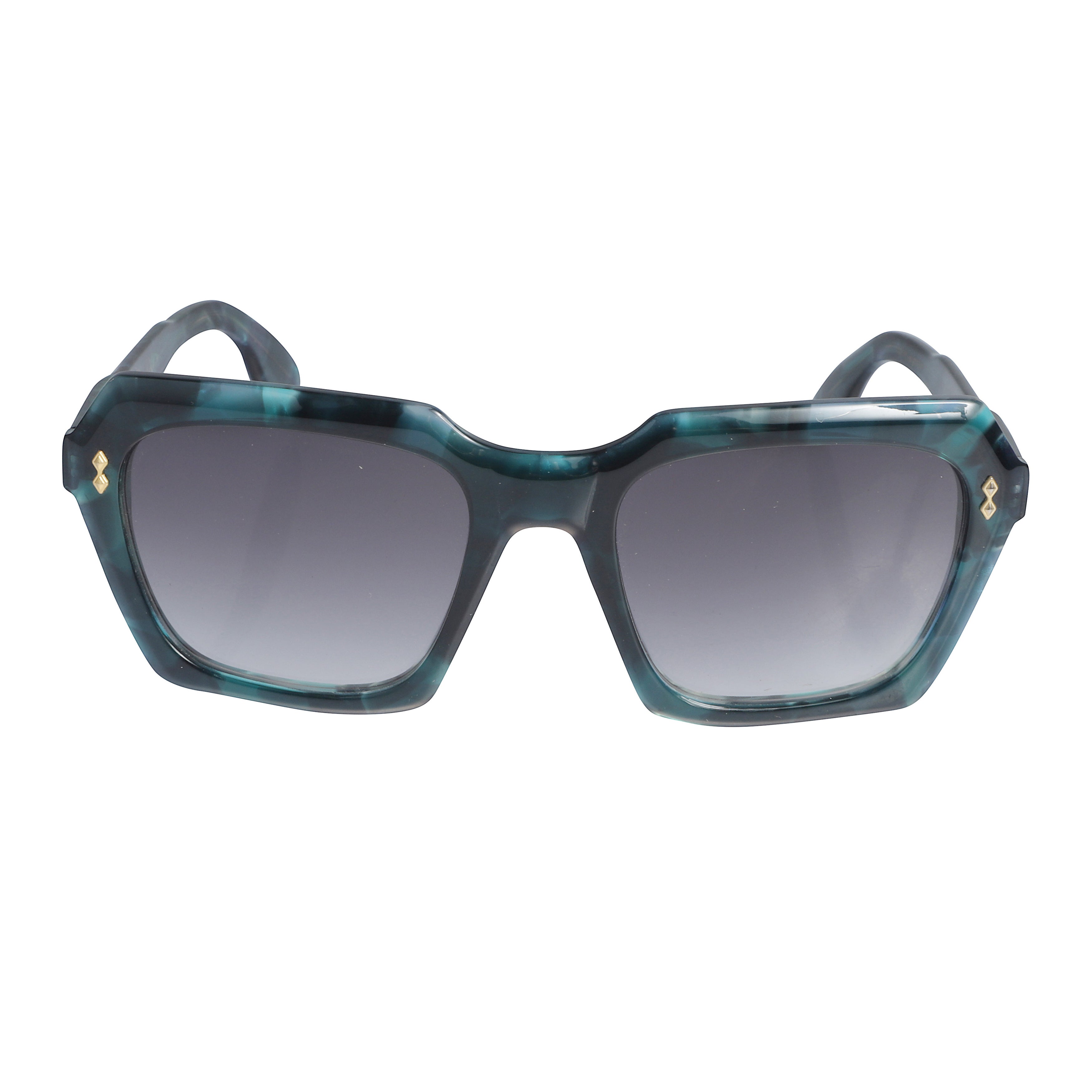 Klara Glamour Bold Oversized Square Frame Gradient Sunglasses