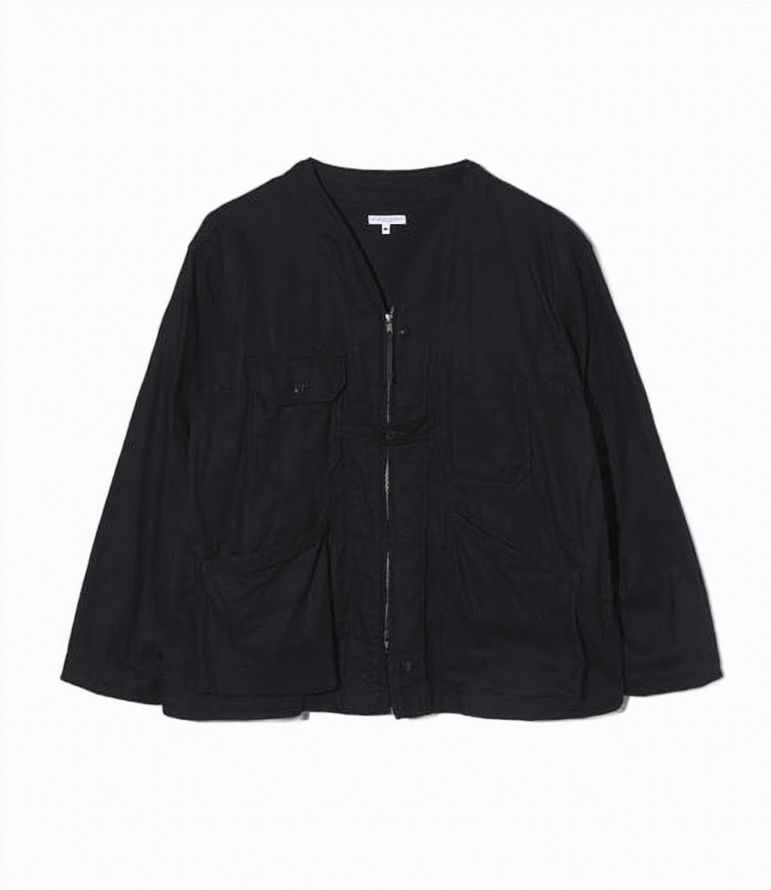 Lightweight Collared Jacket with Zipper Closure