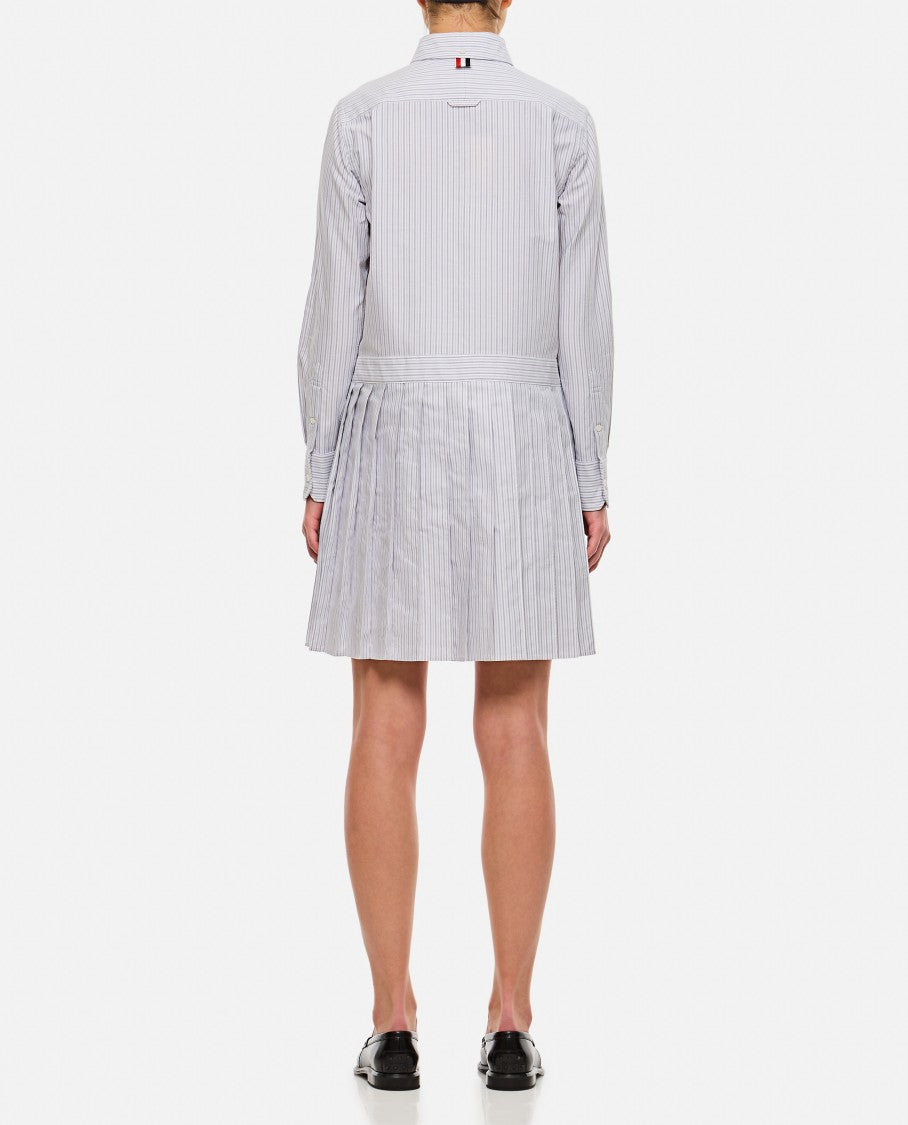 Oxford Stripe Oversized Shirtdress