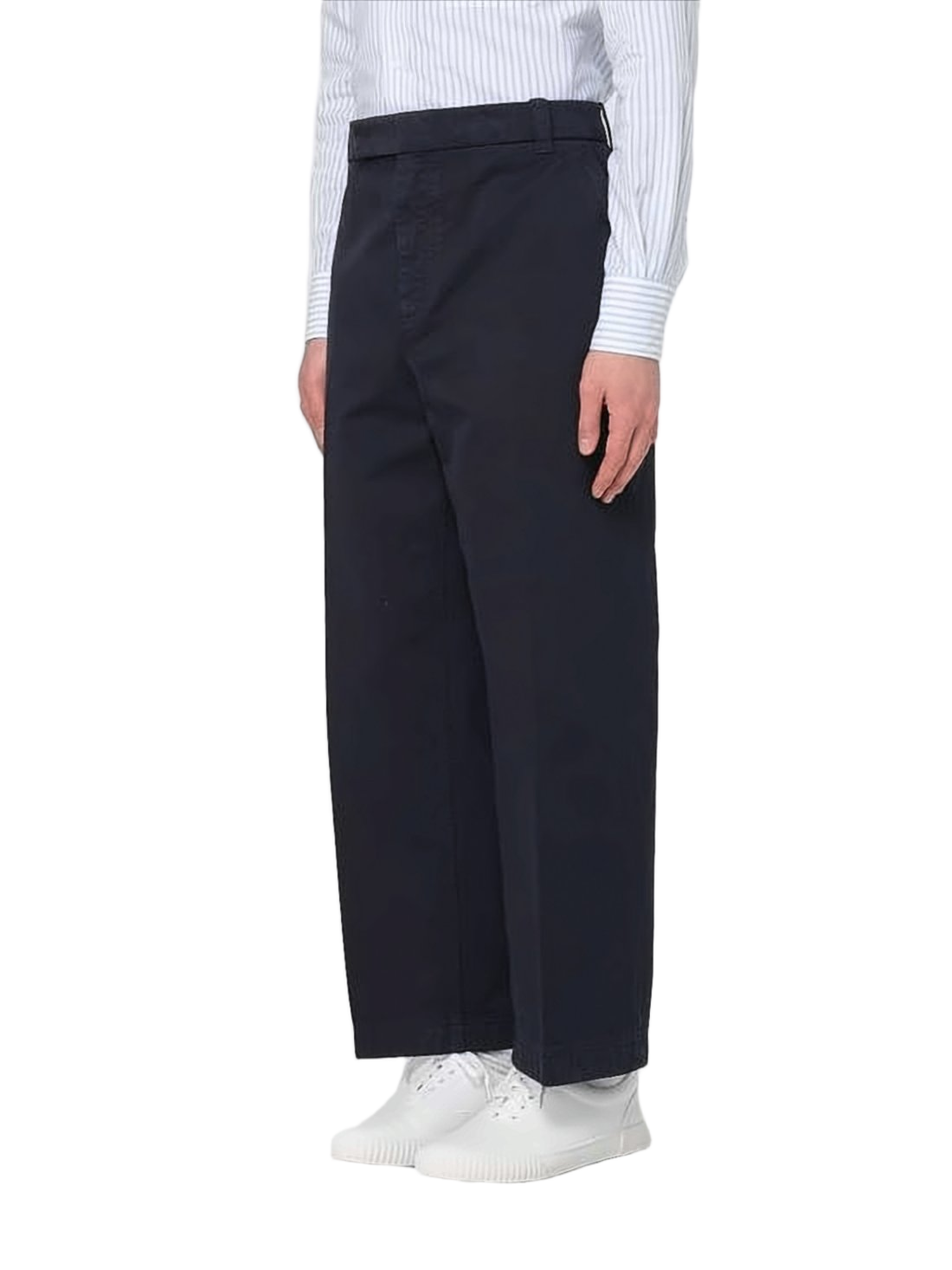 Tailored Mid-Rise Straight-Leg Pants