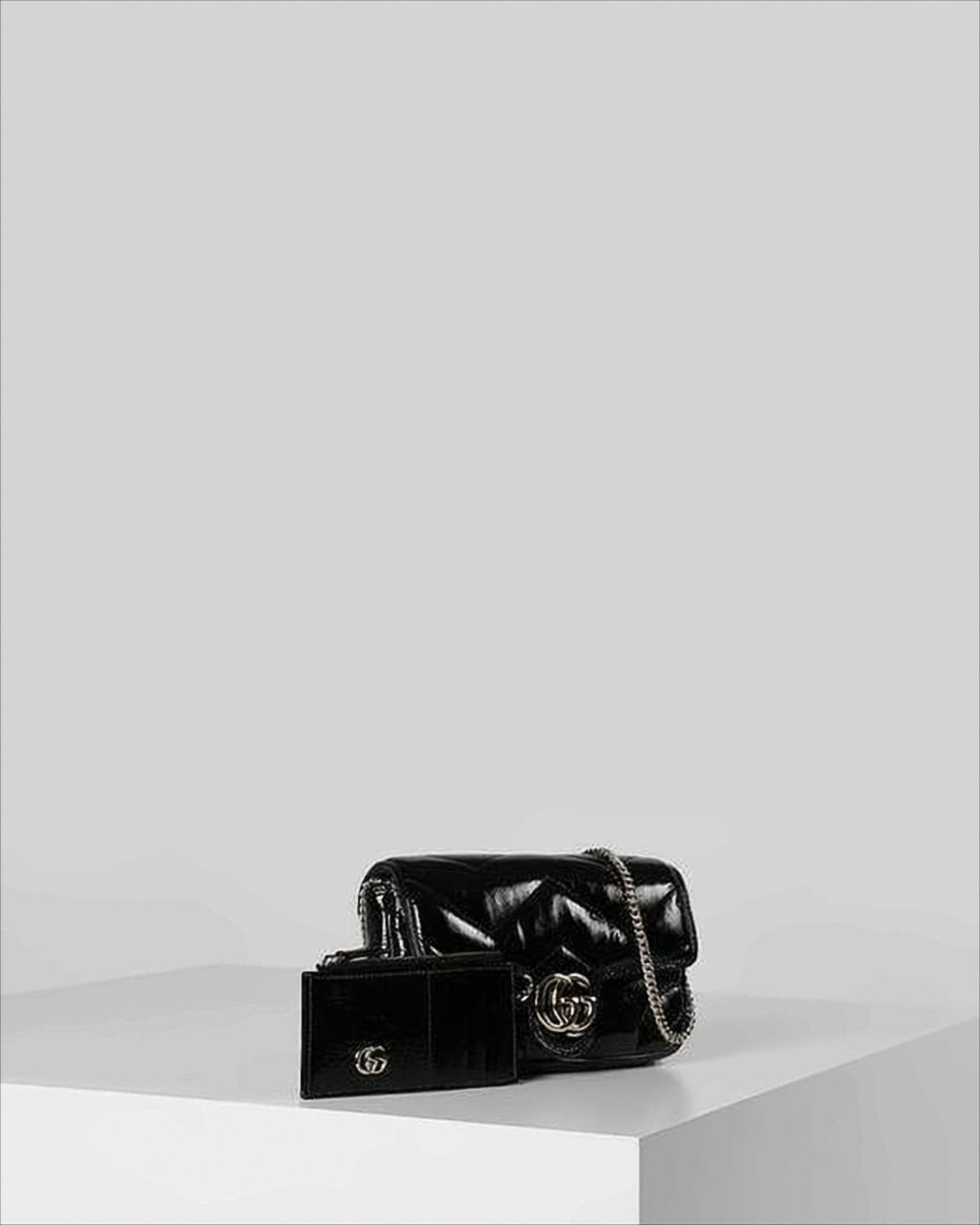 Polished Calf Leather Crossbody Bag