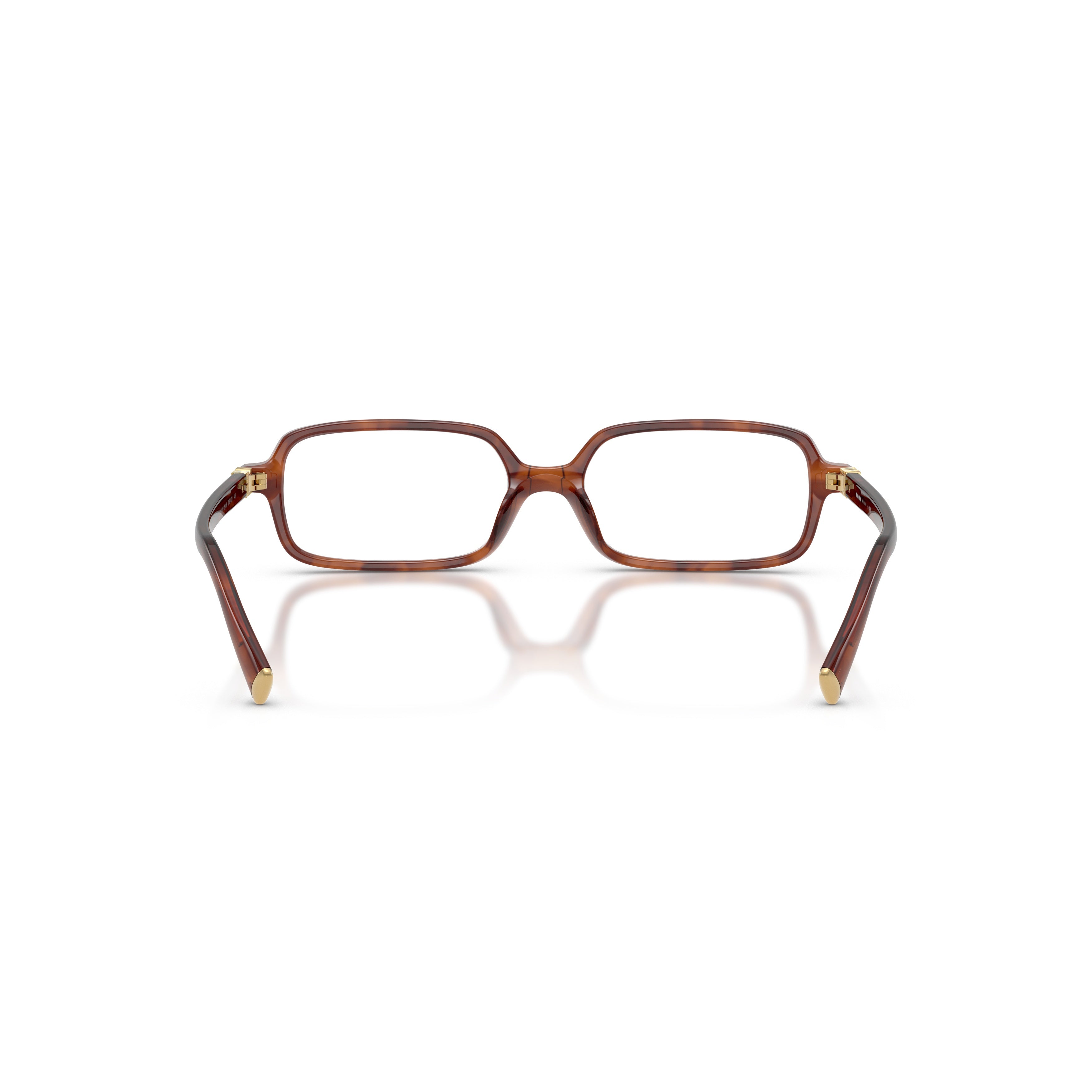 0mu 01yv Tortoiseshell Acetate Rectangular Eyeglasses