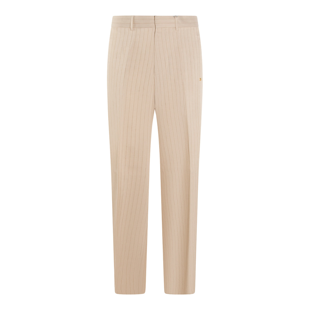 Slim Fit Tailored Trousers With Pinstripe Detail