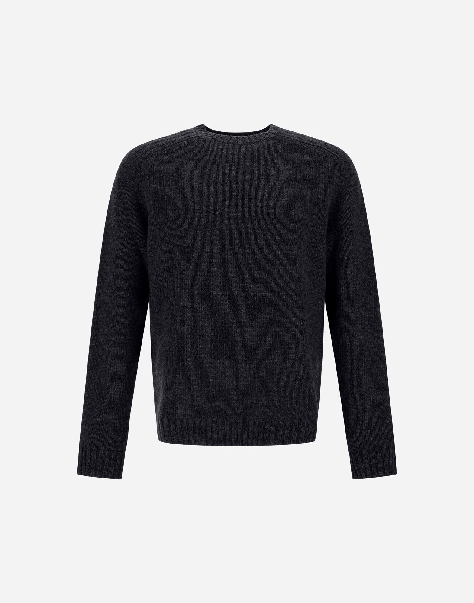Classic Blue Wool Sweatshirt