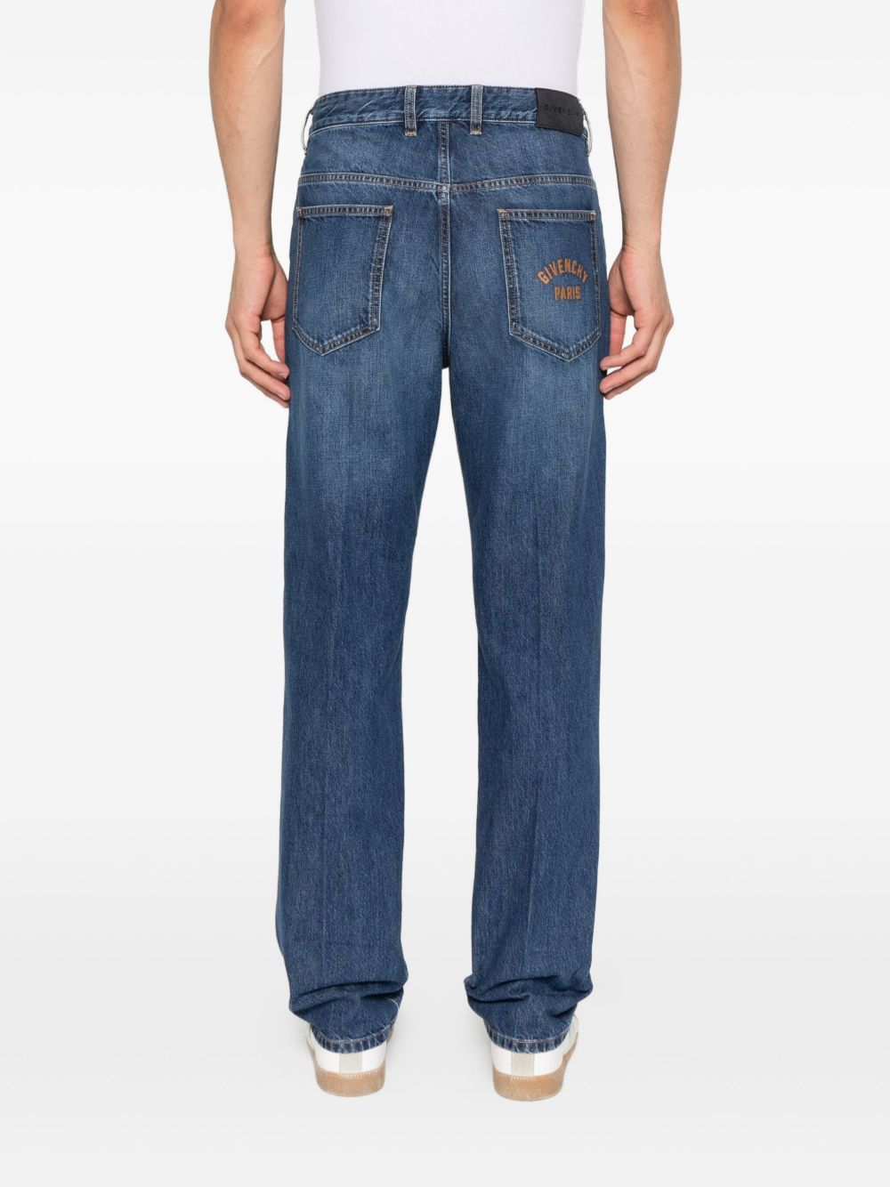 Straight Leg Denim Jeans