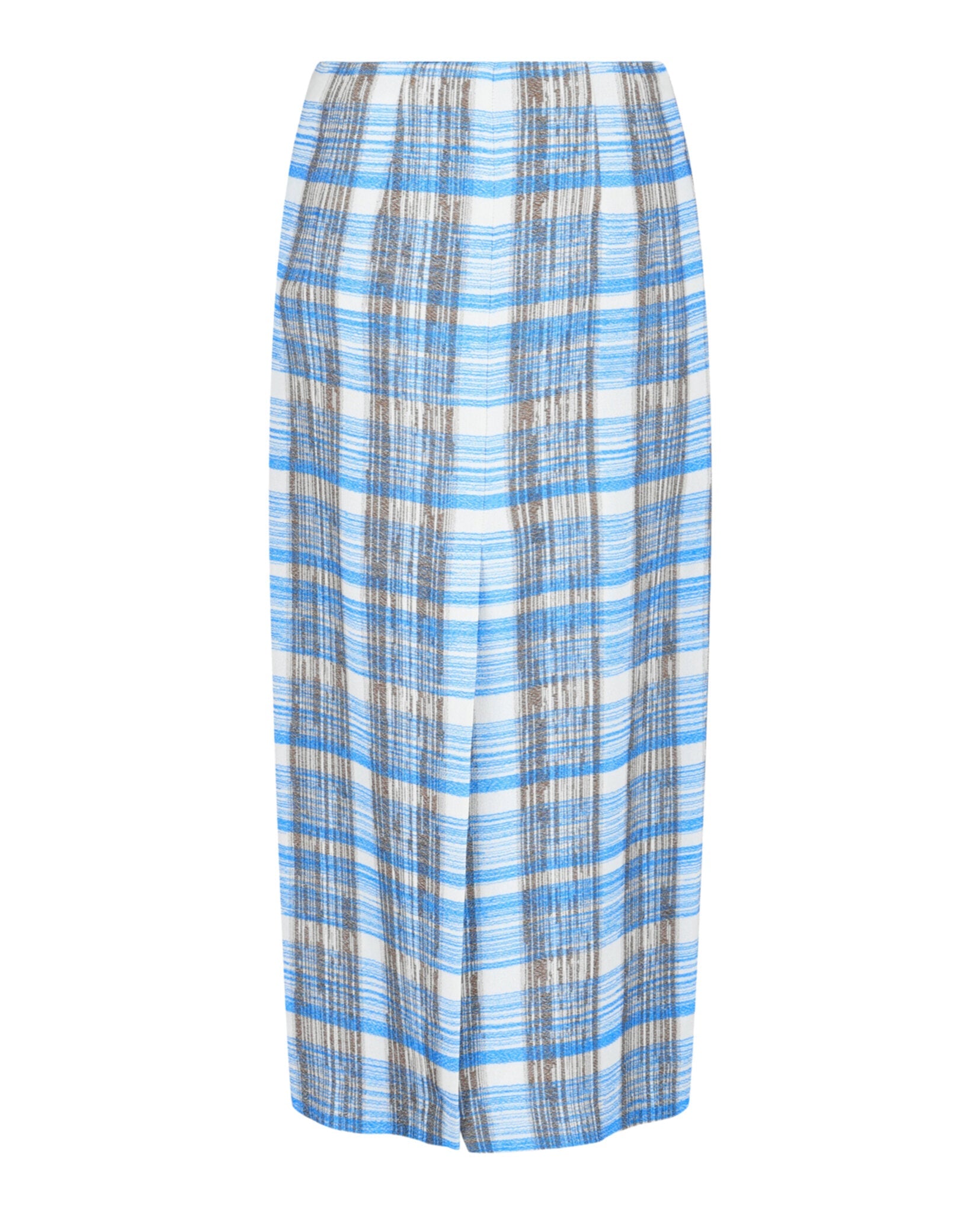 Plaid Print Maxi Skirt