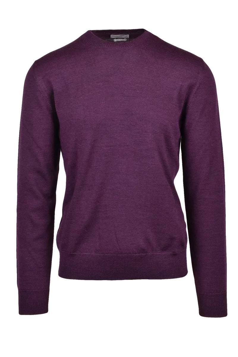 Wool Crewneck Pullover - Red