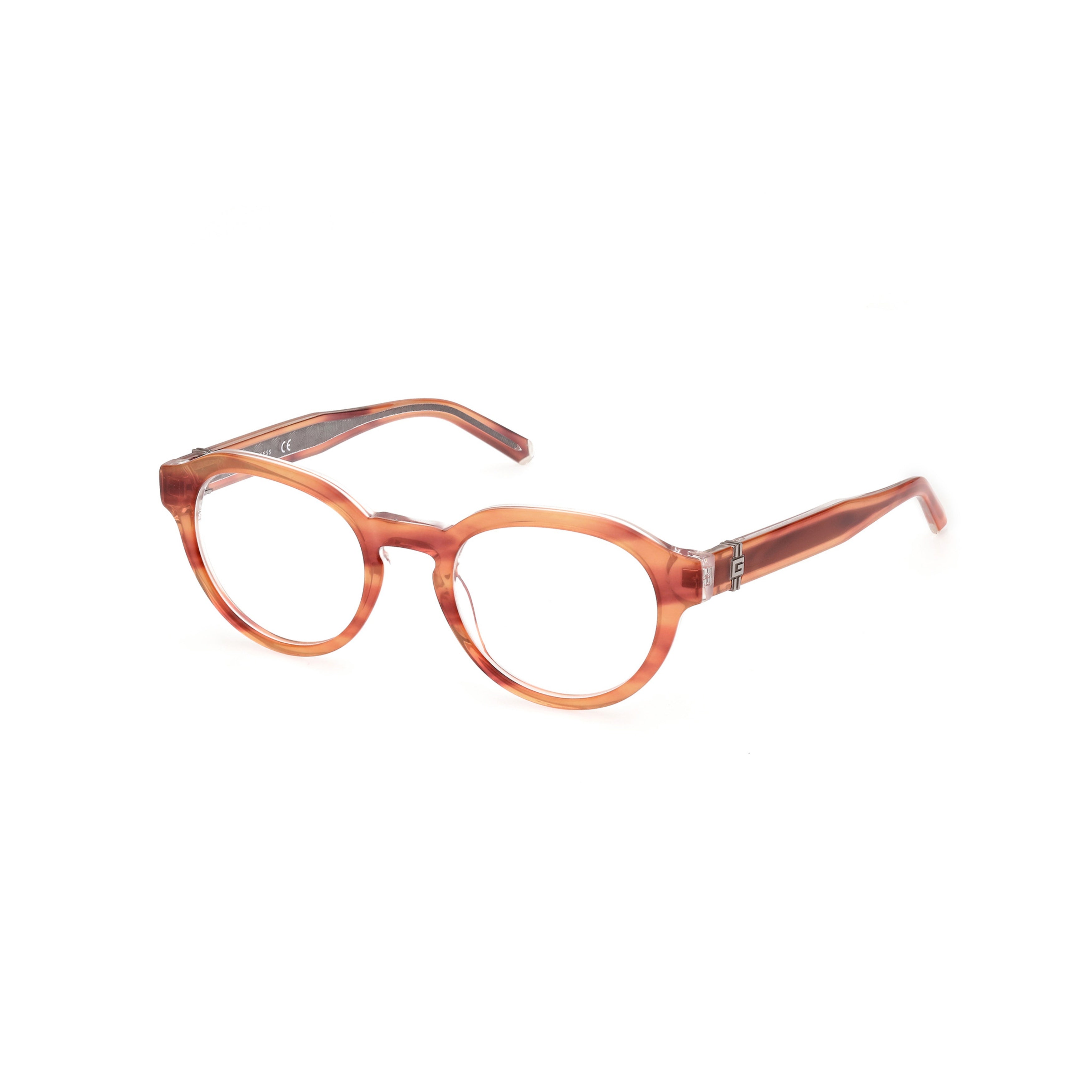 Gu50083 50053 Translucent Amber Frame Eyeglasses