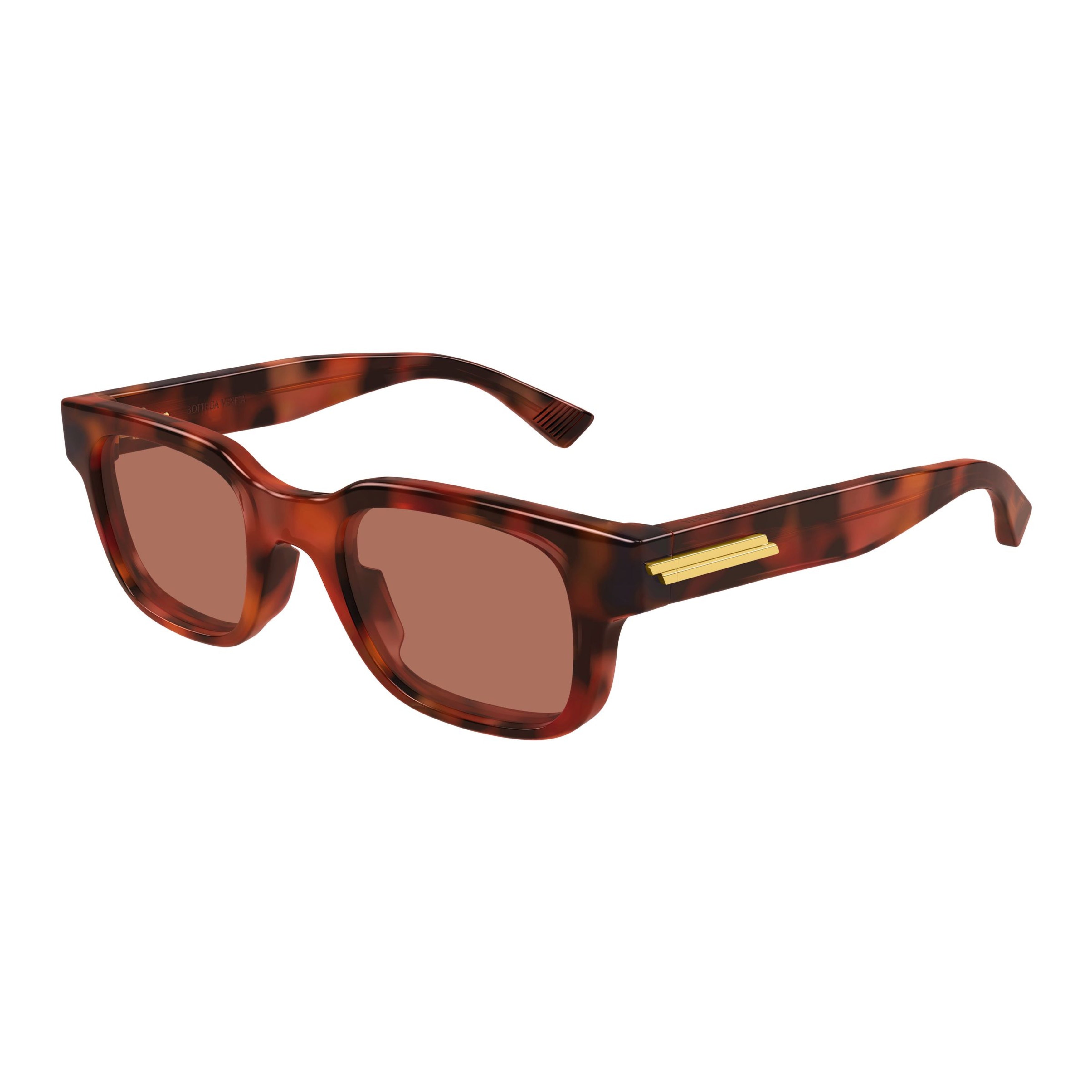 Bv1411s Tortoiseshell Pattern Bold Rectangular Sunglasses