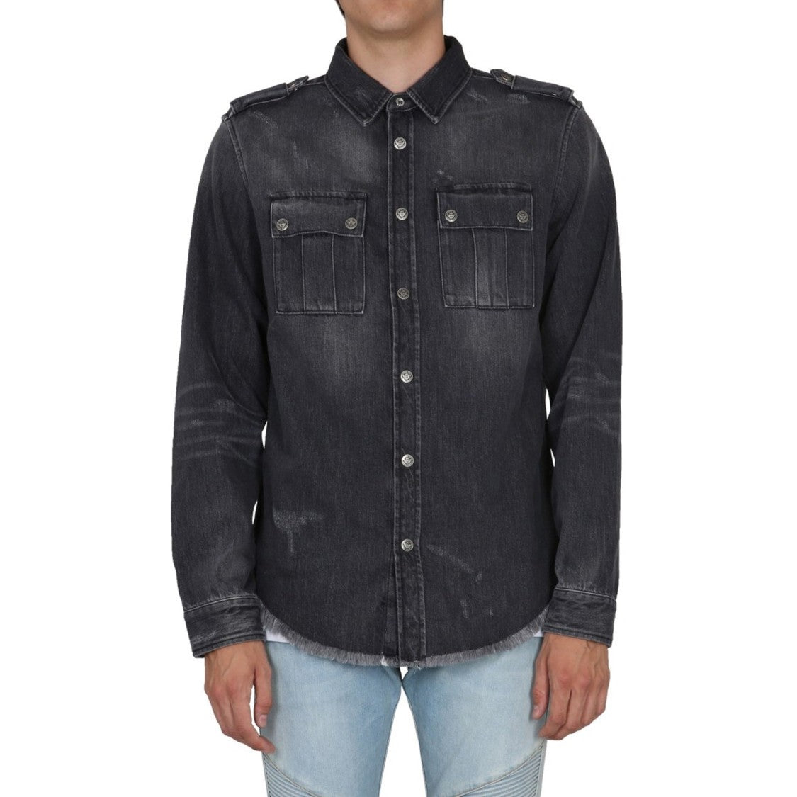 Cotton Denim Shirt