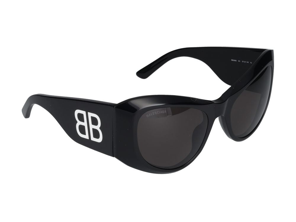 Sunglasses Balenciaga BB0393S 001 black black grey 57/21/145