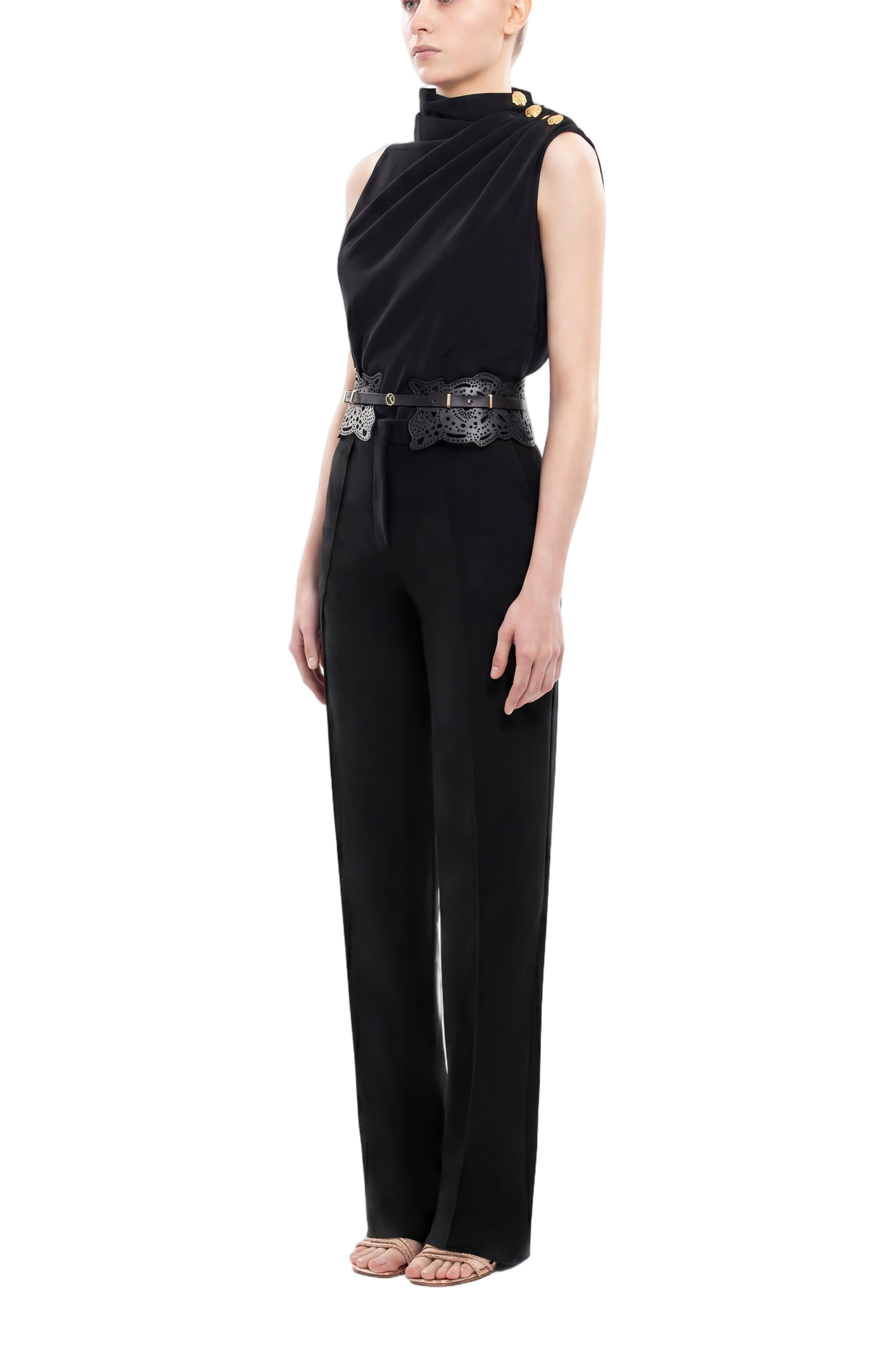 Straight-Cut Pants