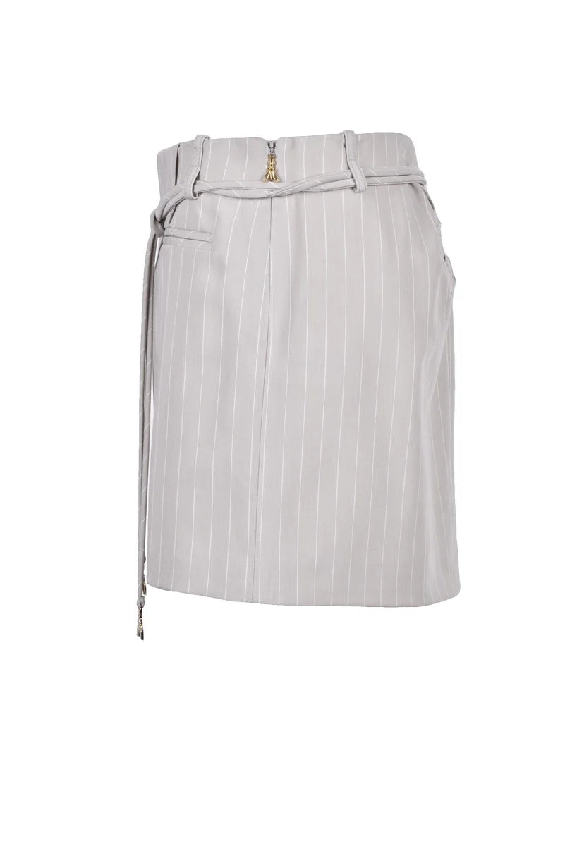 Mini Skirt Stretch - Light Grey