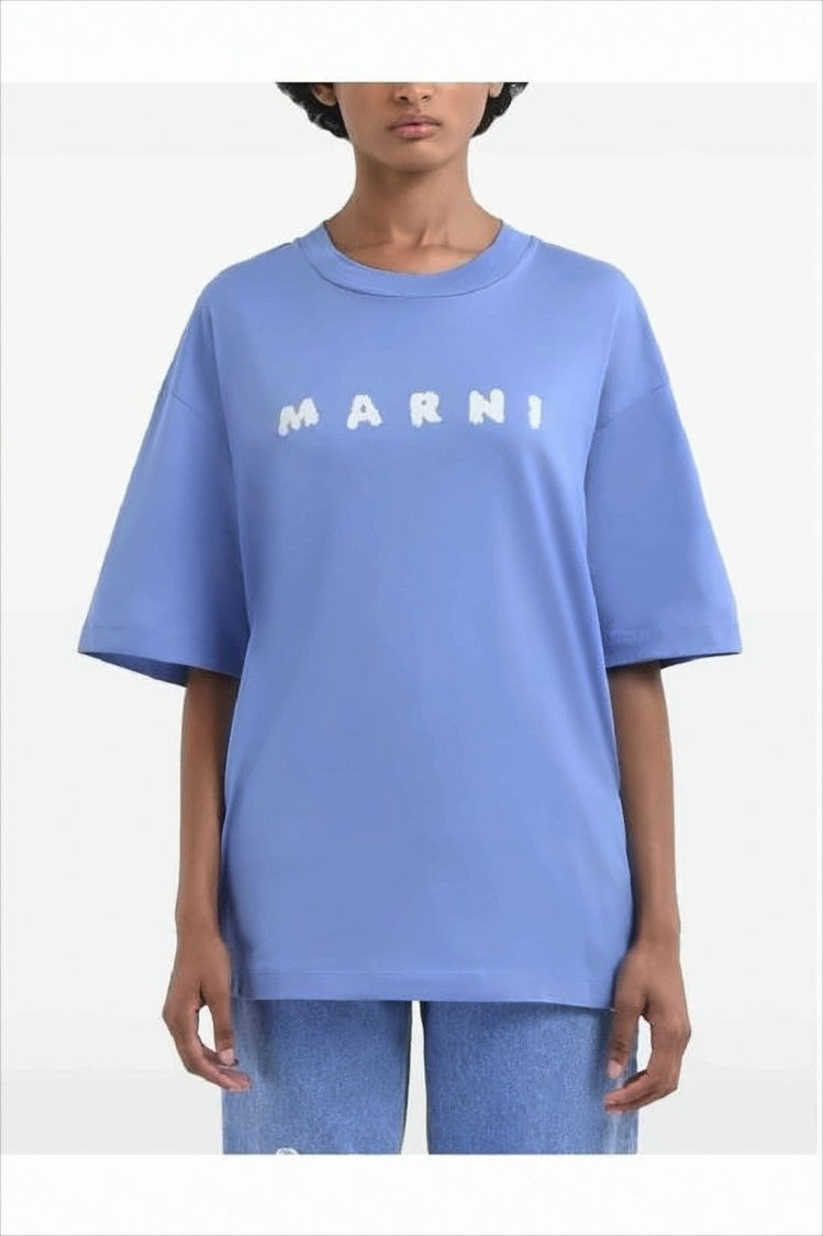 Relaxed-Fit Short-Sleeve T-Shirt with Raised Lettering Detail