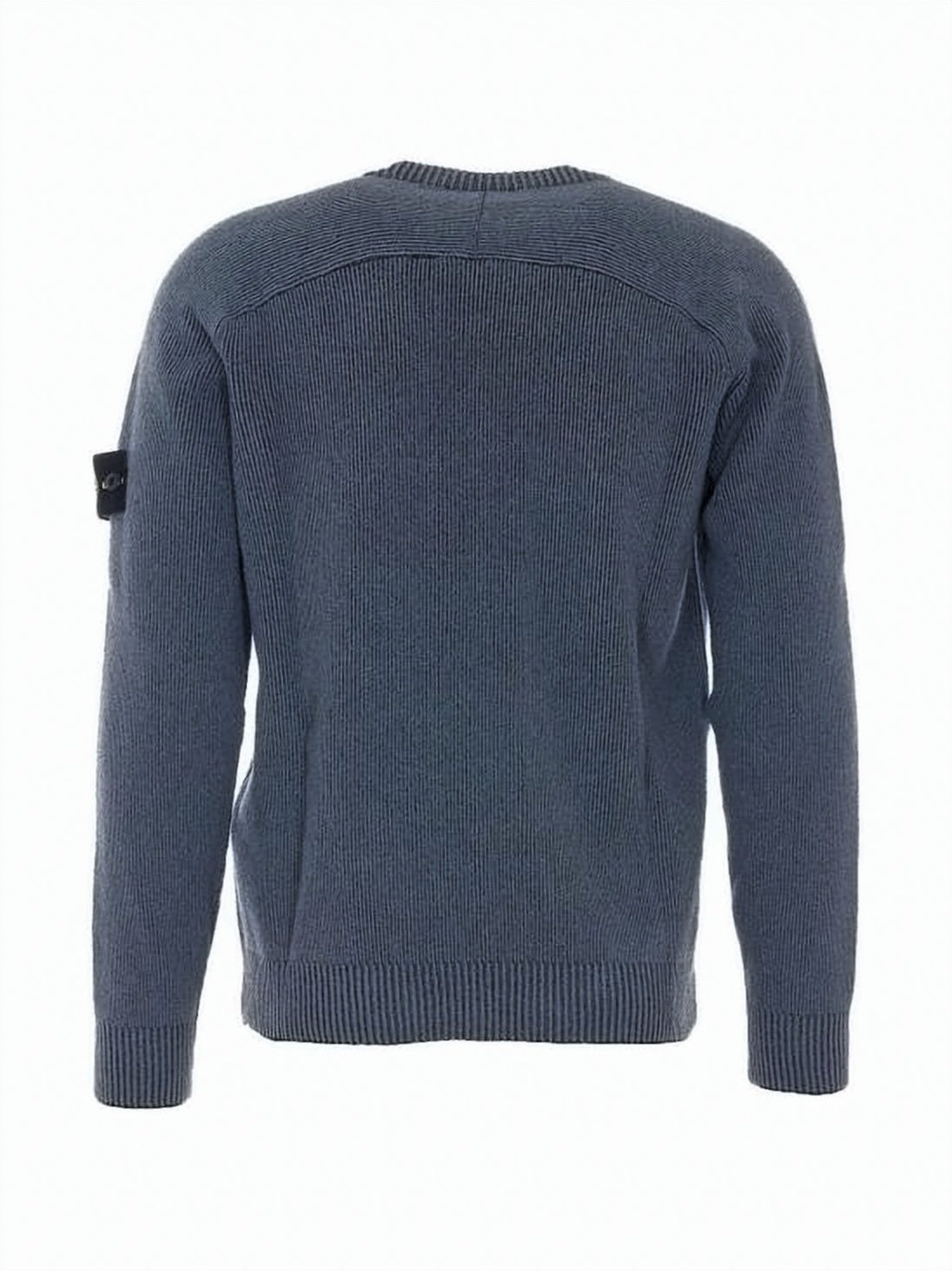 Textured Ribbed Knit Crewneck Jumper