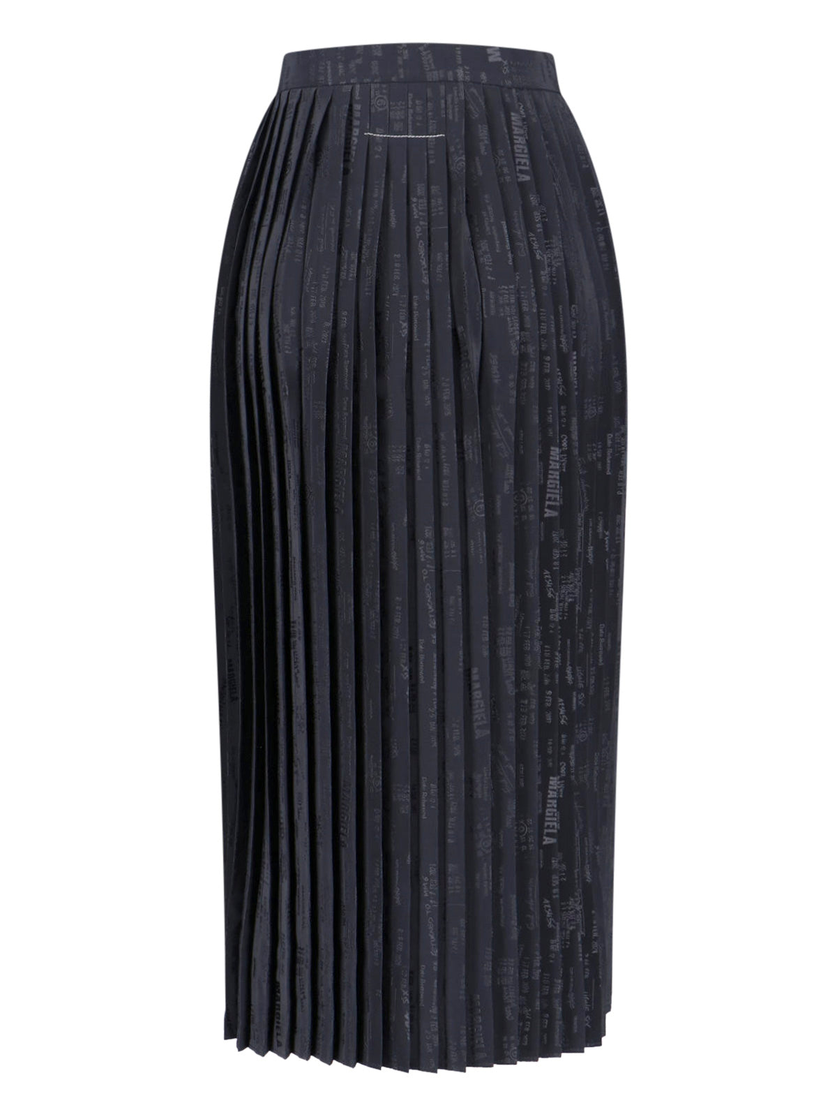 Pleated Midi Skirt – Black